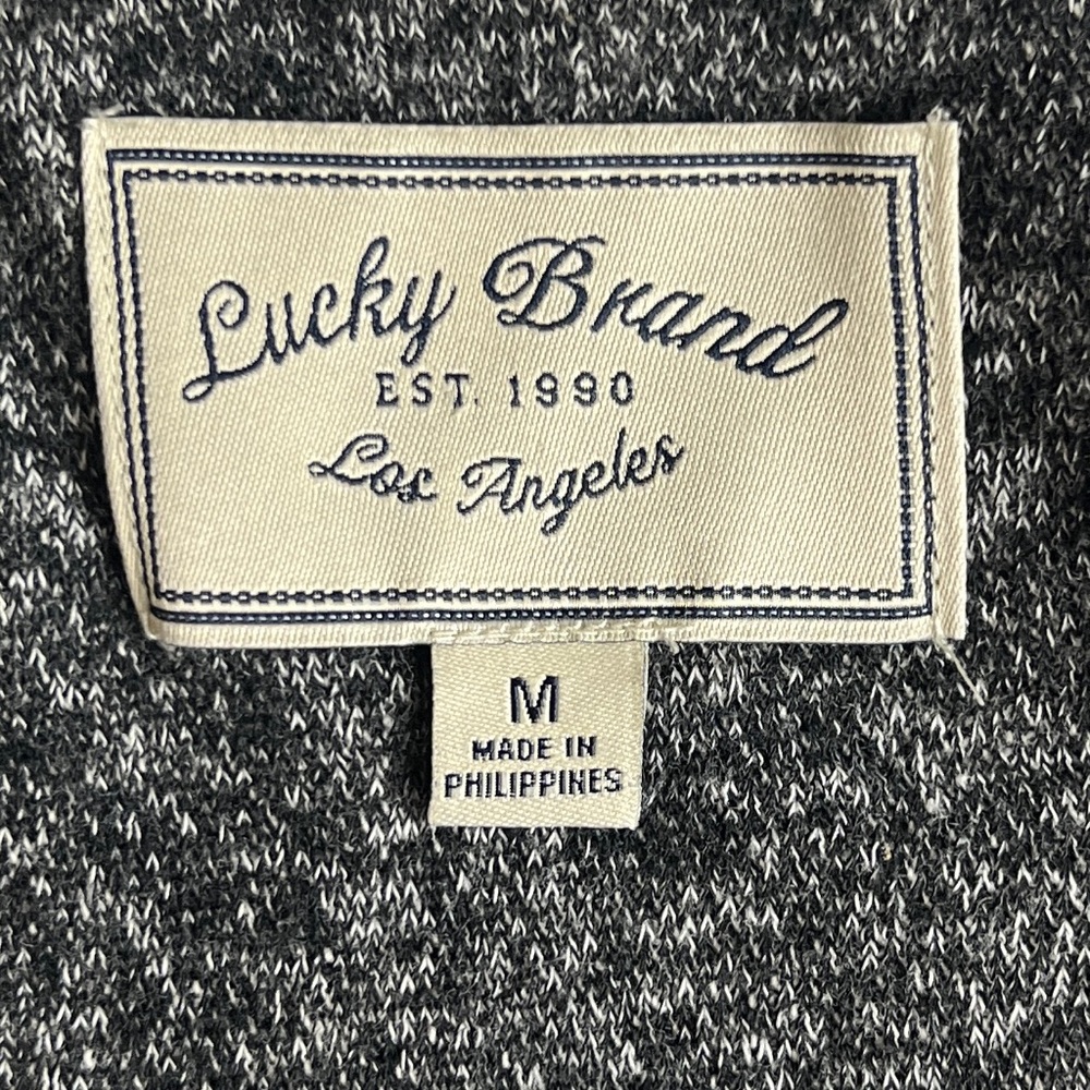 Lucky Brand Mixed Knit Cardigan in Blue - sz M - Picture 7 of 7